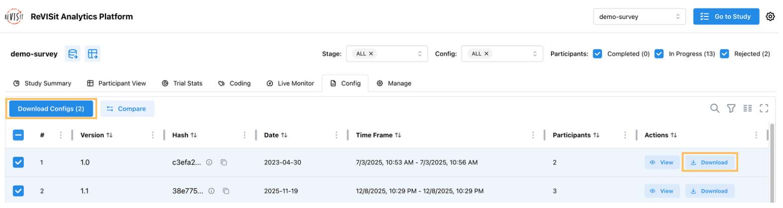 Download Config