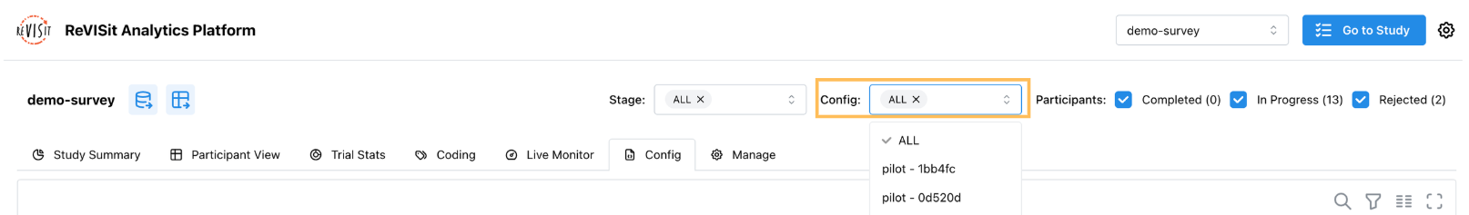 Filter Config