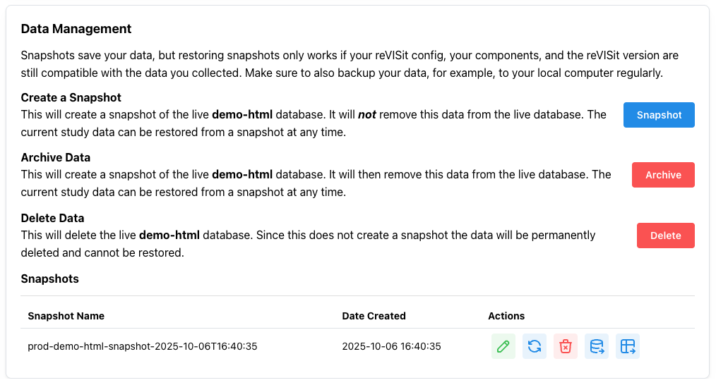 Data Management