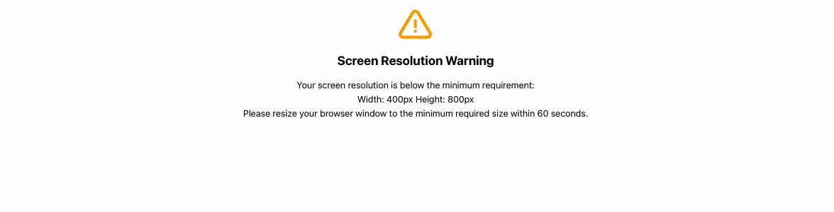 Device Size Check Timer