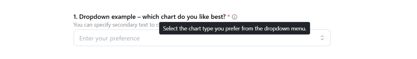 A likert with info text