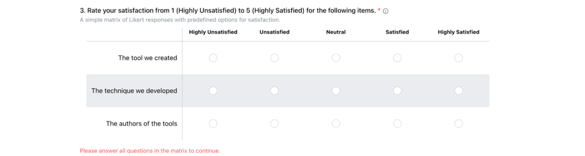 Matrix Radio with warning
