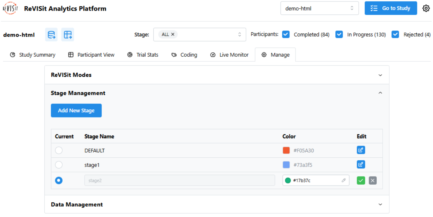 Stage Management Edit