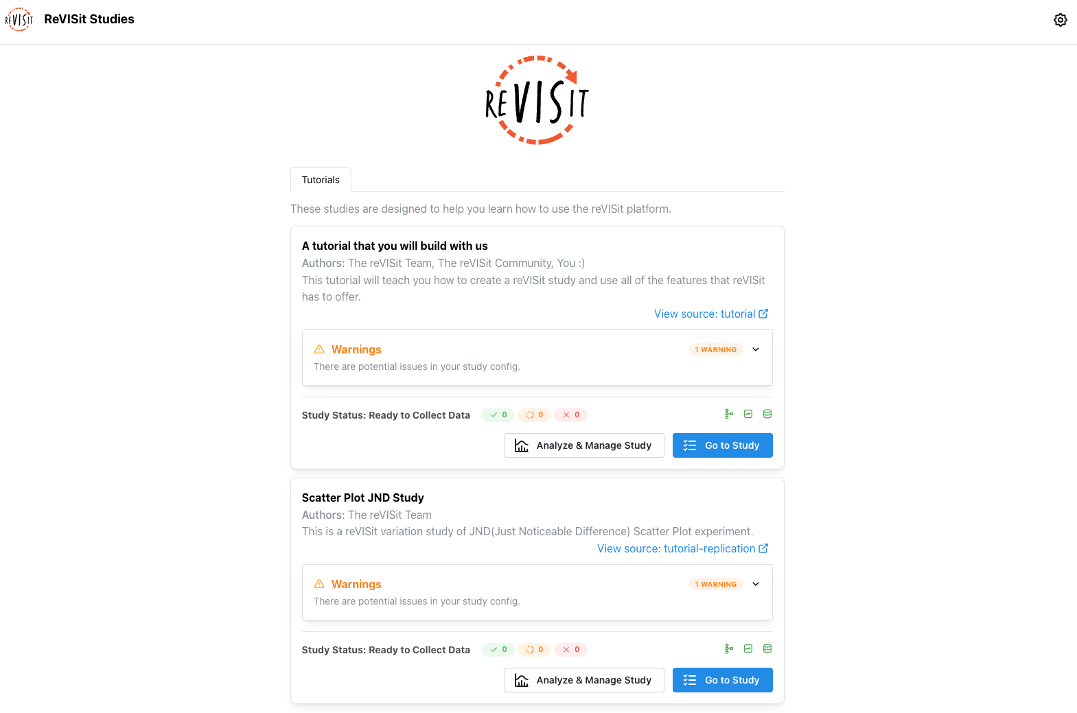 The replication study appears on the local reVISit page