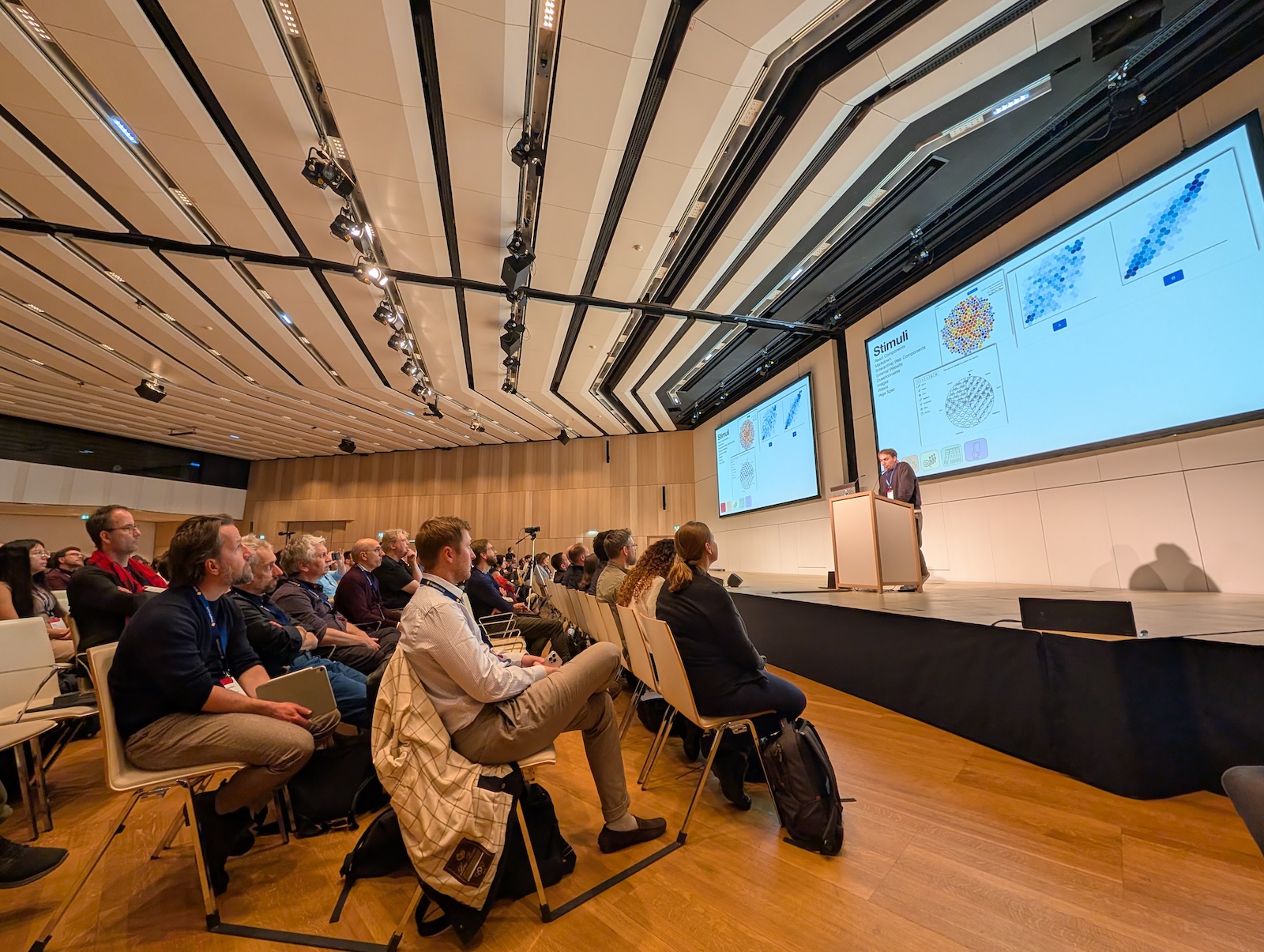 Zach Cutler presenting the paper at IEEE VIS in Vienna.